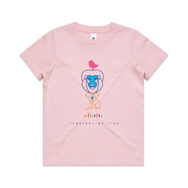 Together We Rise T-Shirt Light Pink (Unisex)