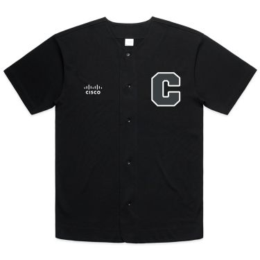 Team Cisco Heavy Baseball Jersey - Black (Mens)